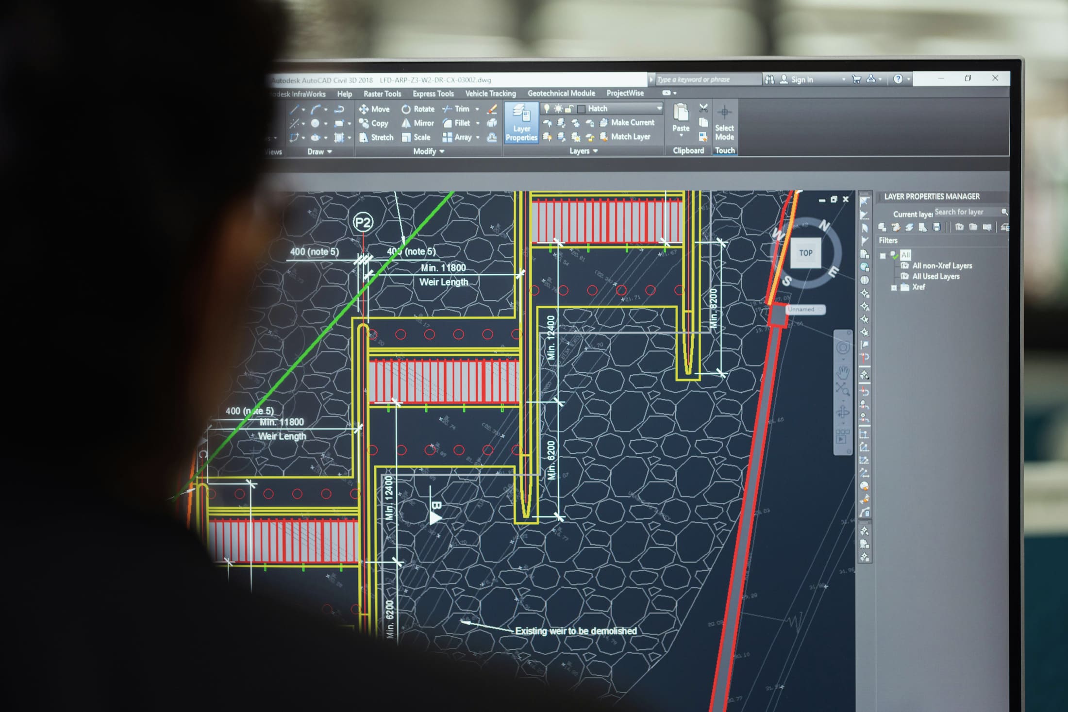 Documentació tècnica en pantalla CAD